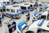 Ayın Uygulaması SLS 3D Baskıyla Polis Araçları Kişiselleştirme