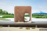 The Warp Japan’s 3D-Printed Recycled Wood Teahouse