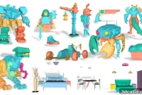 PartCrafter AI Driven 3D Mesh Generation