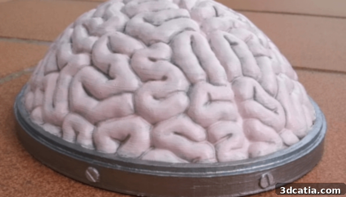 Halloween 3D prints - Brain Hat
