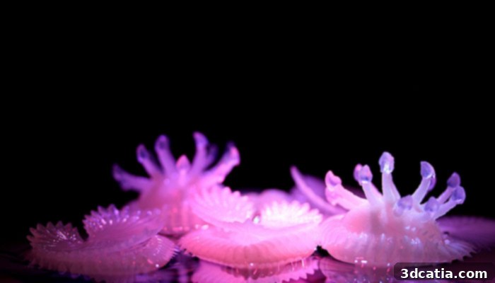 The 'Arrow Pod' Hydrophyte, a meticulously designed 3D printed model with dynamic potential.