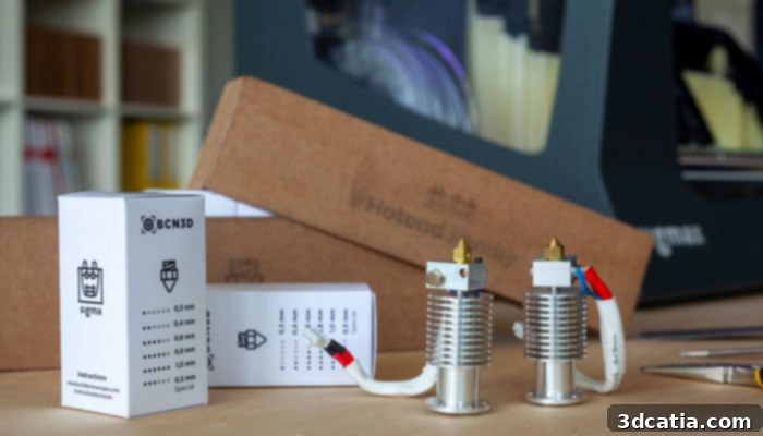 New e3D extrusion heads for Sigma R19 and Sigmax R19