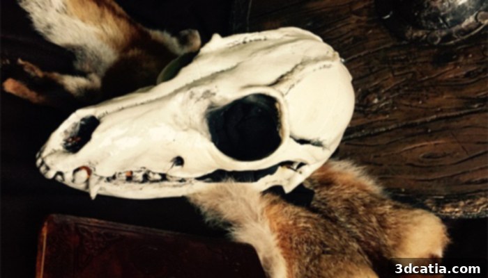 3D printed Halloween mask: shaman