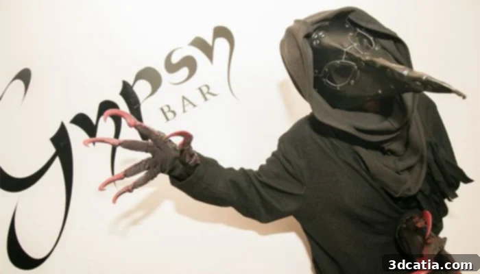 3D printed Halloween prop: monster claws