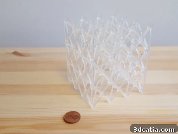 Formlabs Form 2 Dymaxion Cube print