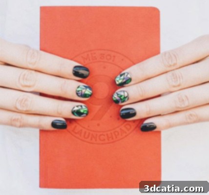 fingernails printed in 3D