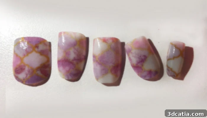 3D printed nails