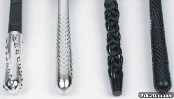 Gillette Debuts Custom 3D-Printed Razors 3 3D printed razor handle
