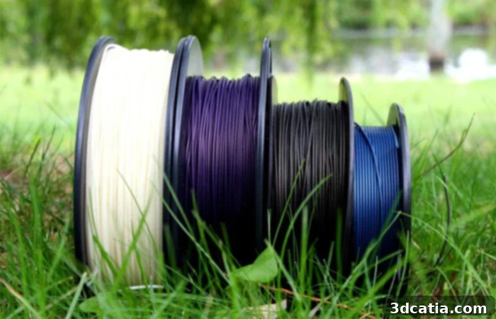 Biodegradable 3D printing filaments