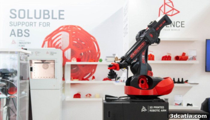 3Dgence booth at Formnext showcasing industrial 3D printing solutions