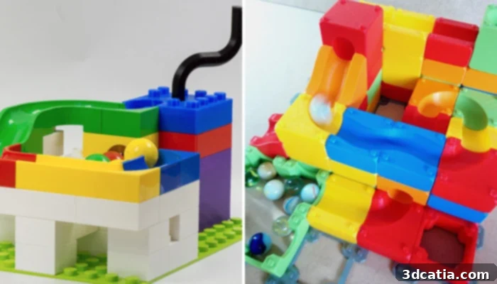 A 3D printed ball maze for kids