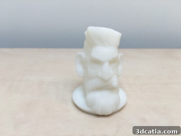 Shining 3D EinScan-S scan of a zombie bust