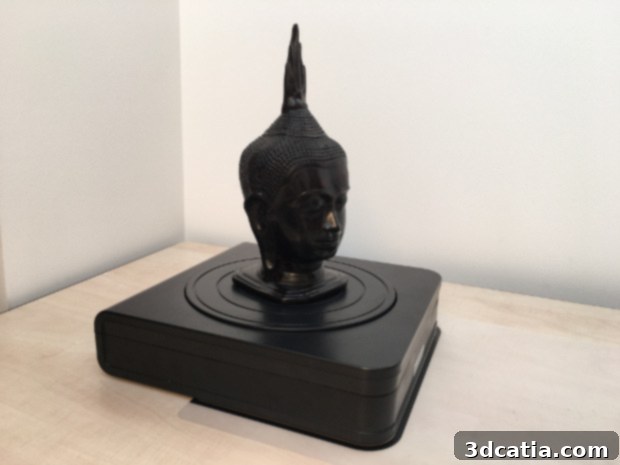 Shining 3D EinScan-S scan of a Buddha statue