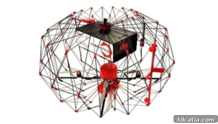 Dronistics 3D Printed Delivery Drone