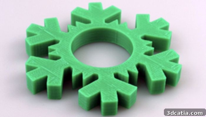 3D printed snowflake napkin holder for Christmas table decor