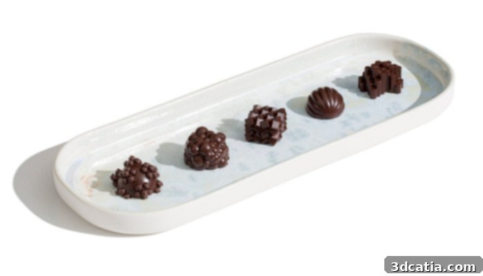 Exotic Dimensions: 3D Chocolate Flavorscapes 2 3D chocolates