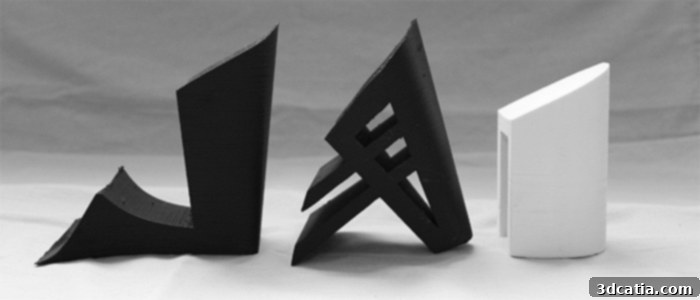 3D printing in footwear: Silvia Fado 3D heels showcase intricate design possibilities.