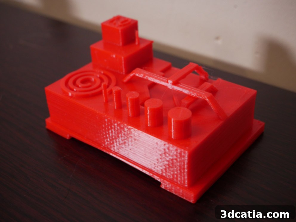 Witbox Go! Torture test good layer printing