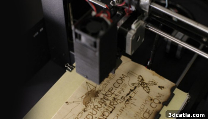 Endurance Laser attachment easily installed on a 3D printer for engraving and cutting