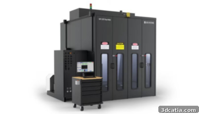 3D Systems EXT 1270 Titan Pellet Industrial 3D Printer