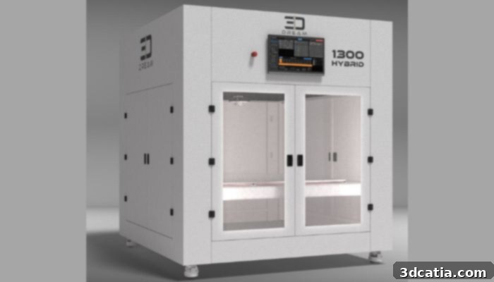 3D Dream 1300 Hybrid Large-Format 3D Printer