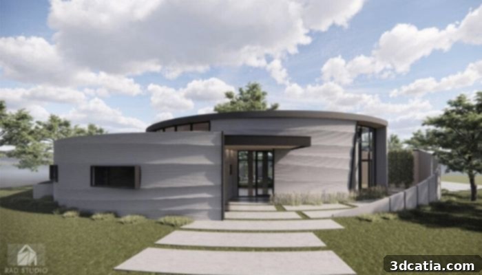 3D Printed Fire-Resistant House