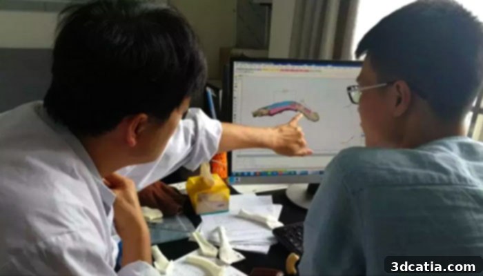 3D Printed PEEK Clavicle Implant