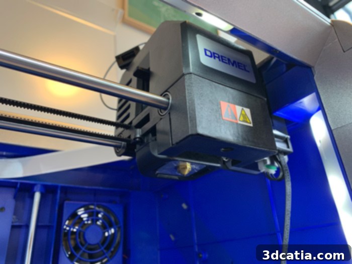 3Dnatives Lab Reviews Dremel Idea Builder 3D40 5 Dremel Idea Builder 3D40 print bed preparation with blue tape