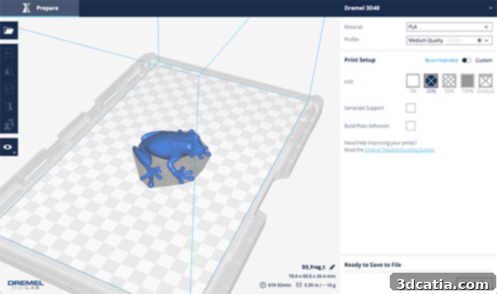 3Dnatives Lab Reviews Dremel Idea Builder 3D40 6 Dremel DigiLab 3D Slicer Software interface
