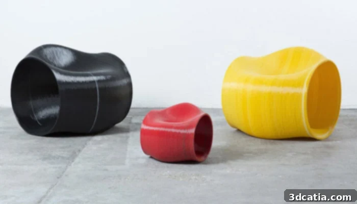 Galatéa 3D Printer creating custom furniture for Drawn