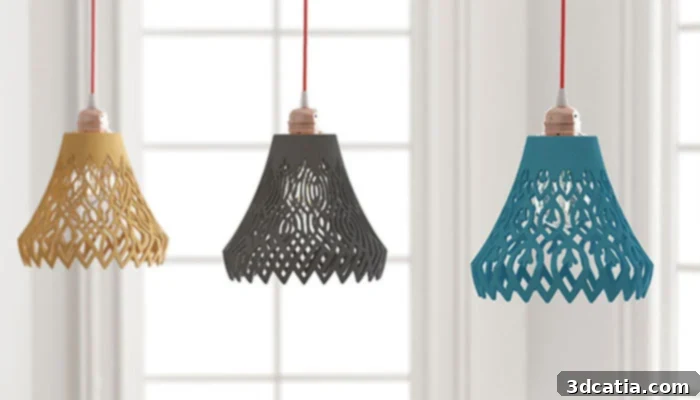 Di-Lamp customizable 3D printed lamps by LPJacques design studio