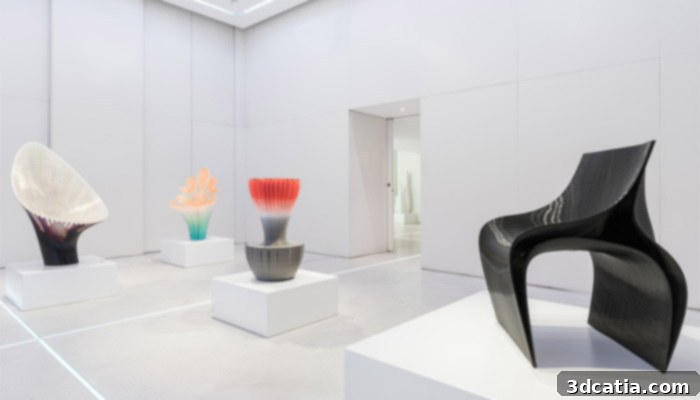 Avant-garde 3D printed chairs from Nagami design studio