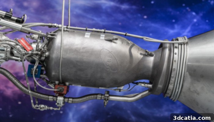 Orbex Prime rocket engine assembly