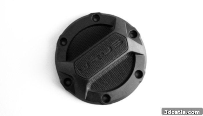 3D printed fuel tank cap for Urus