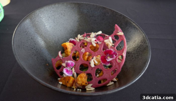 Artistic 3D Printed Food