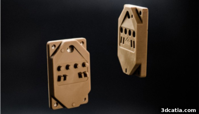 3D printed drone components by Fortify