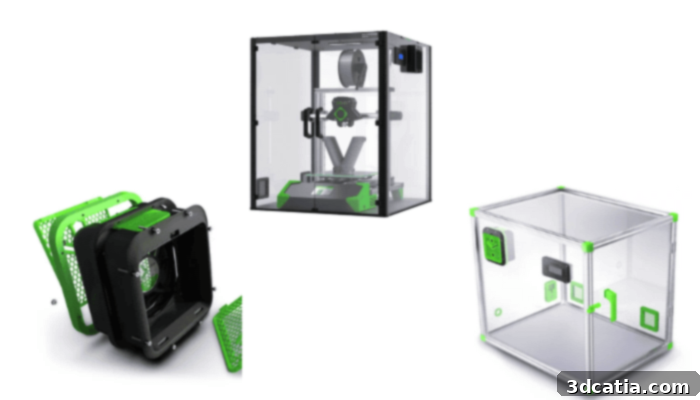 Useful 3D printer accessories for emission protection