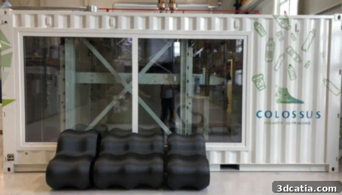 Colossus: Large-Scale 3D Printing, Made Portable 6 3D printed furniture created by Colossus