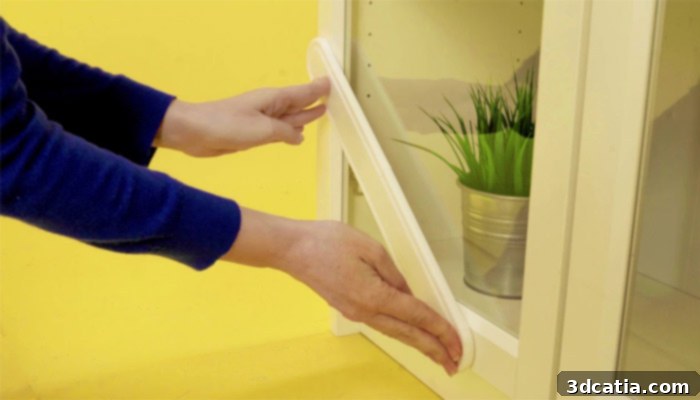 IKEA ThisAbles 3D printed window bumper for wheelchair users