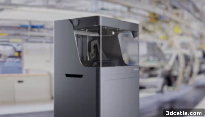 Markforged Fuels Industrial 3D Printing with $82M Investment 2 Markforged industrial 3D printer in action