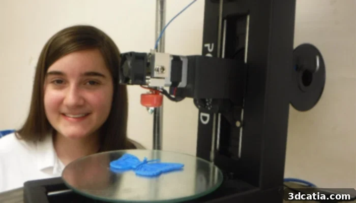 Caroline Karbowski, founder of See3D, dedicated to providing tactile 3D printed models for the visually impaired.