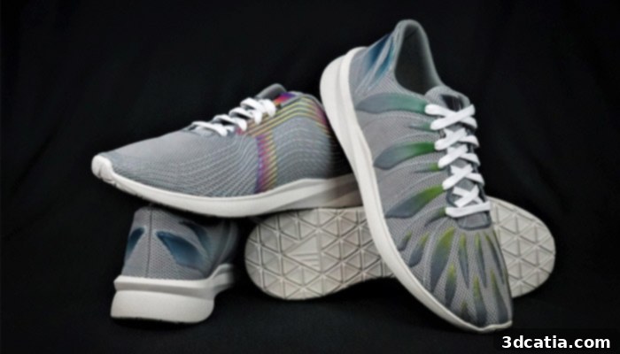 Voxel8 footwear upper 3D printing