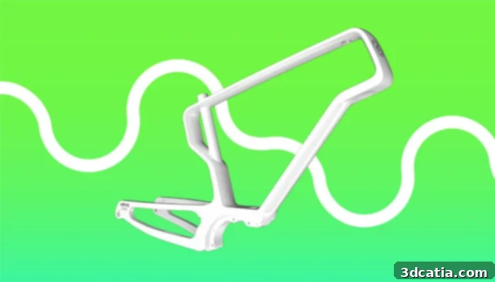 AREVO Unveils World's First 3D Printed Carbon Fiber Unibody Bike Frame 2 AREVO 3D printed continuous carbon fiber bike frame for Emery One eBike, showcasing lightweight and strong design