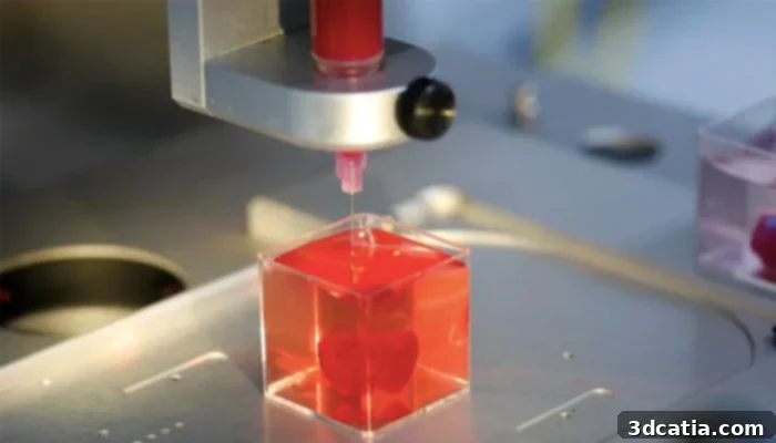 Bioprinted Heart Development