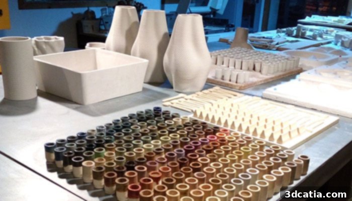 Increasing production in ceramic 3D printing.