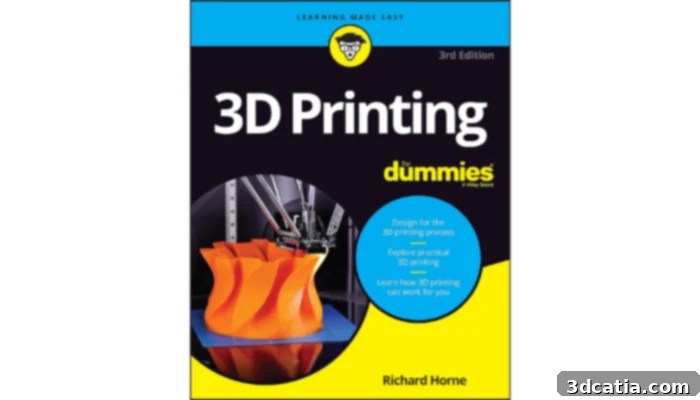 3D Printing for Dummies book cover