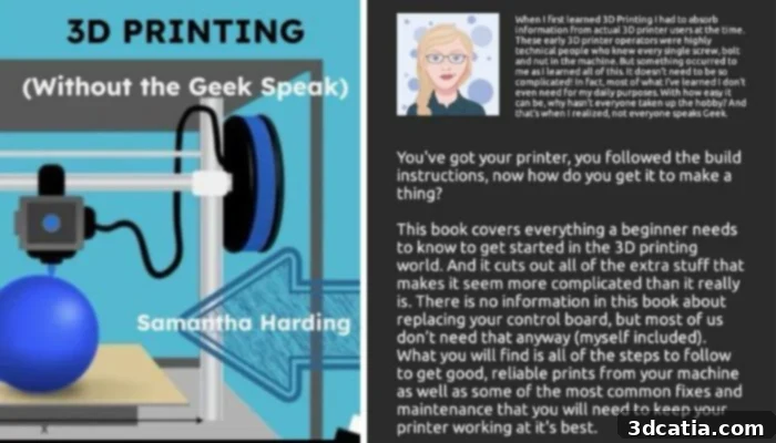Essential 3D Printing Reads for the Year 5 3D Printing Without the Geek Speak book cover