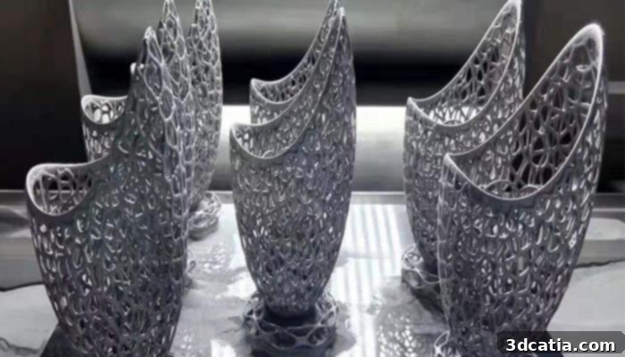 3D Printed Metal Parts using Selective Laser Melting (SLM) technology by 3ERP