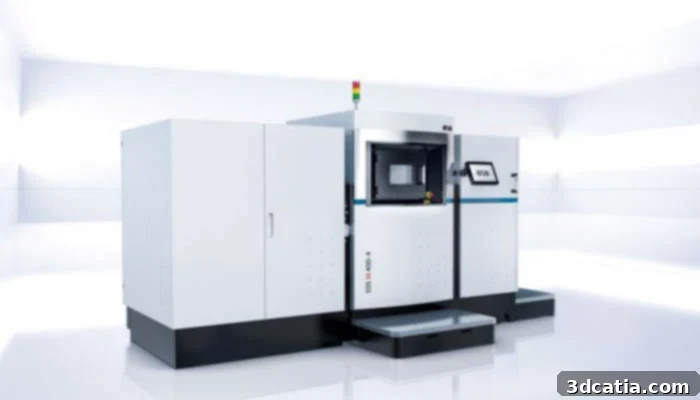 EOS M 400 metal 3D printer using DMLS technology