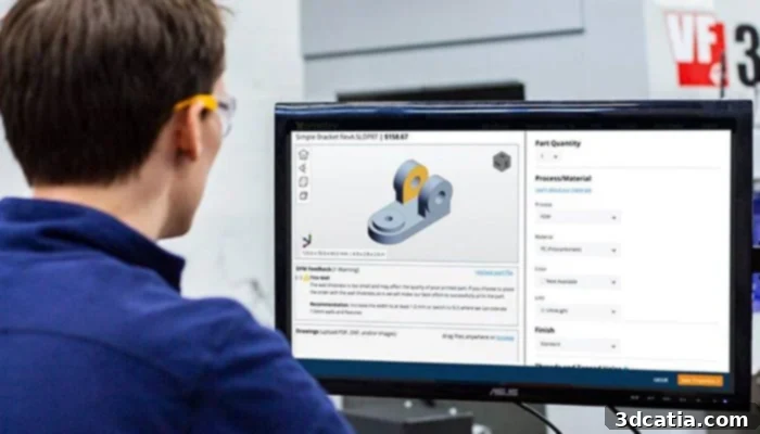 Xometry platform offering instant pricing and lead times for custom manufacturing.
